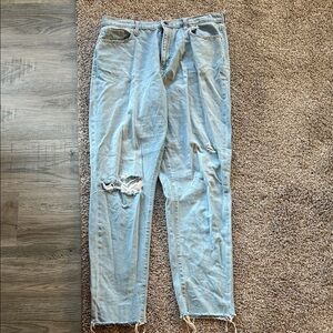 Light Blue Distressed Jeans